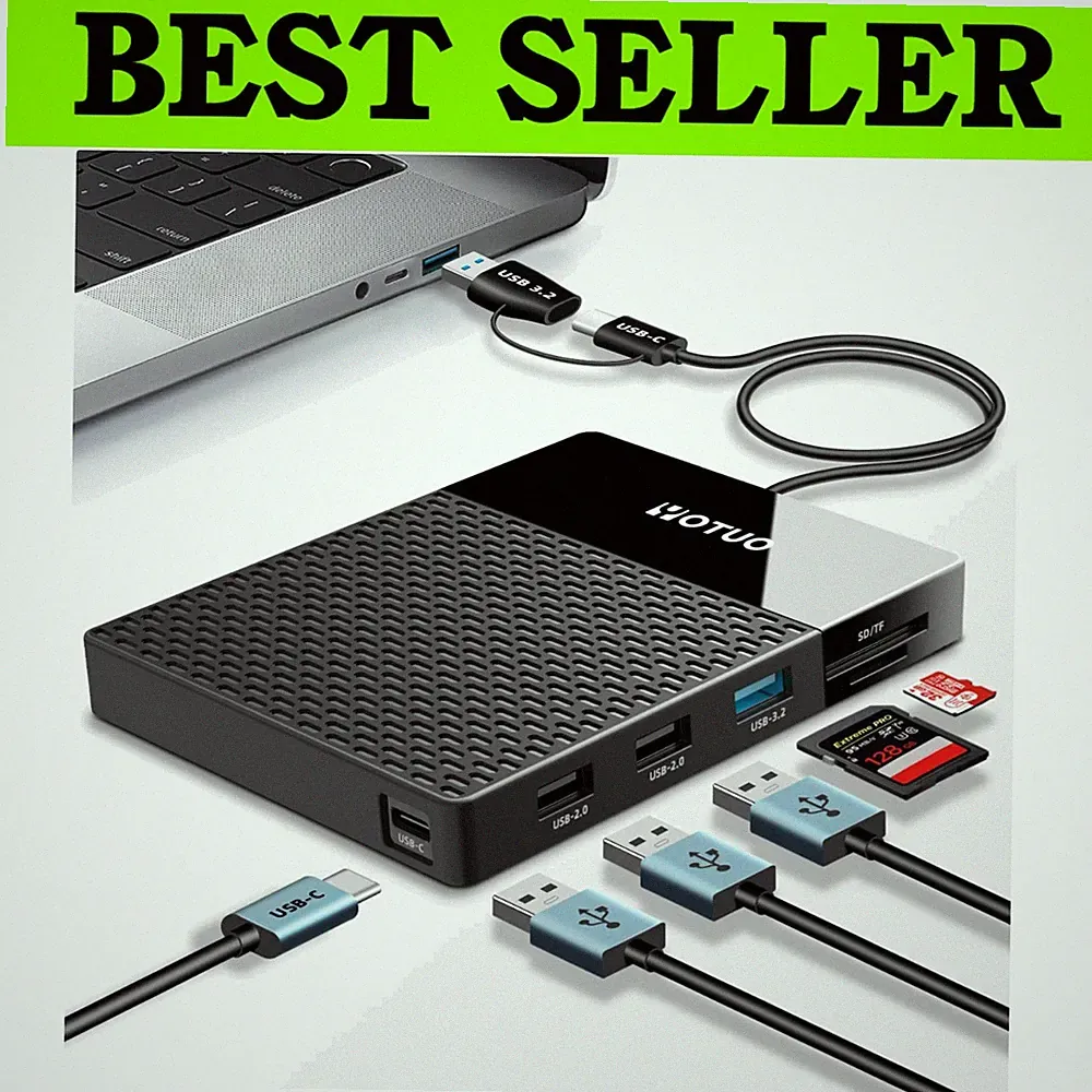 1TB External Hard Drive Docking Station with USB C, USB 3.0