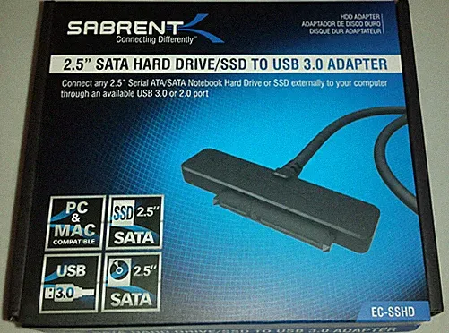 Sabrent USB 3.0 - SSD / 2.5" SATA SSD Hard Drive Adapter support UASP SATA III