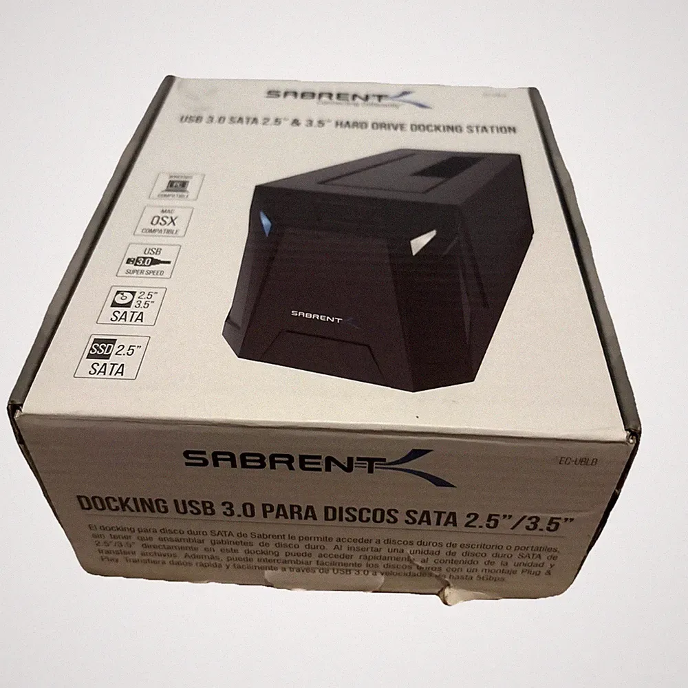 Sabrent Usb 3.0 To Sata External Hard Drive Docking Station For 2.5" O Electr...