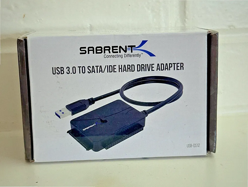 SABRENT USB 3.0 to SATA IDE Hard Drive Adaptor USB-DS12 2.5"/3.5" SATA Superspee