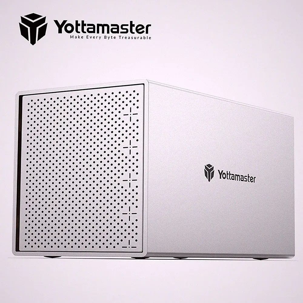Yottamaster 5 Bay USB3.0 External Hard Drive Enclosure For 2.5/3.5" SATA HDD SSD